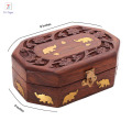 Handmade Wooden Jewelry Storage Organizer Jewelry Box with Traditional Design